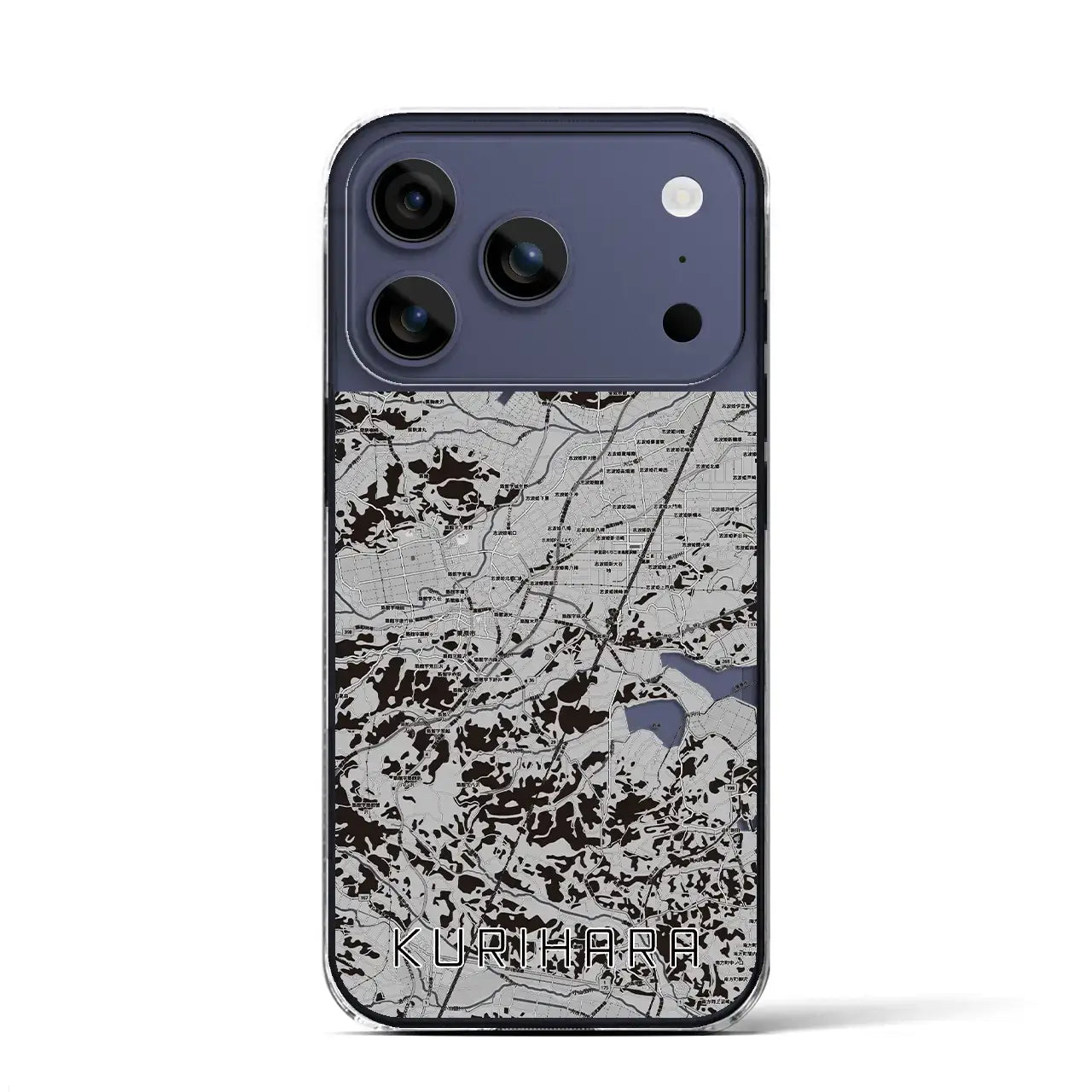 【栗原(宮城県)】地図柄iPhoneケース(クリアタイプ)