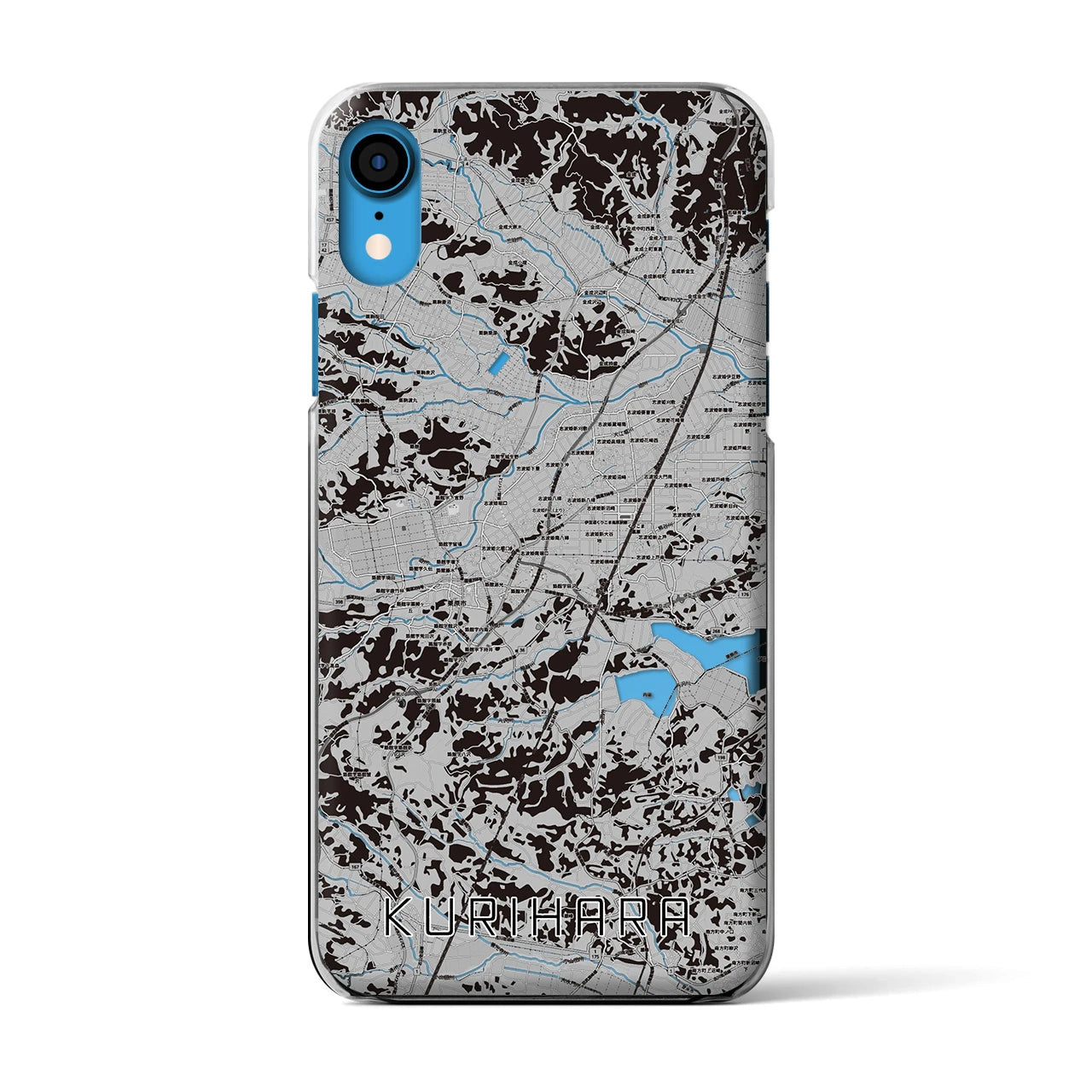 【栗原(宮城県)】地図柄iPhoneケース(クリアタイプ)