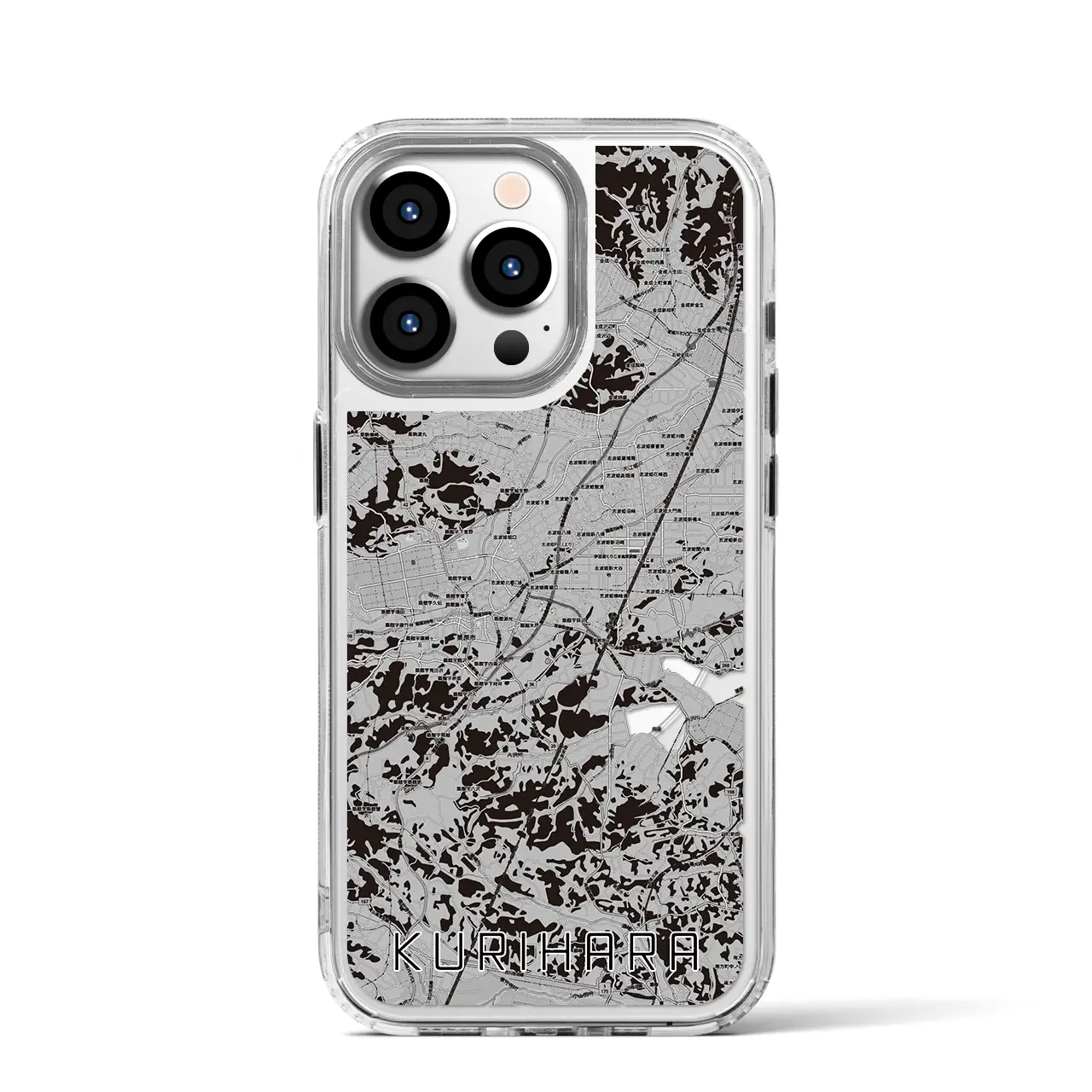 【栗原(宮城県)】地図柄iPhoneケース(MagSafeタイプ)