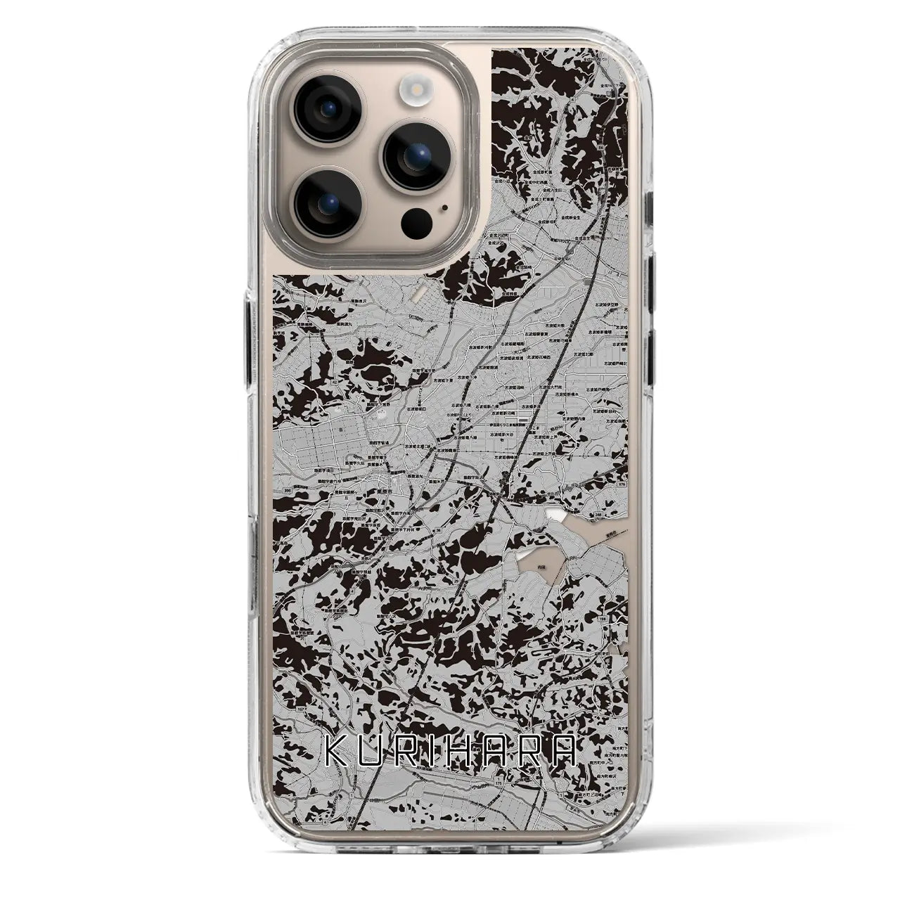 【栗原(宮城県)】地図柄iPhoneケース(MagSafeタイプ)