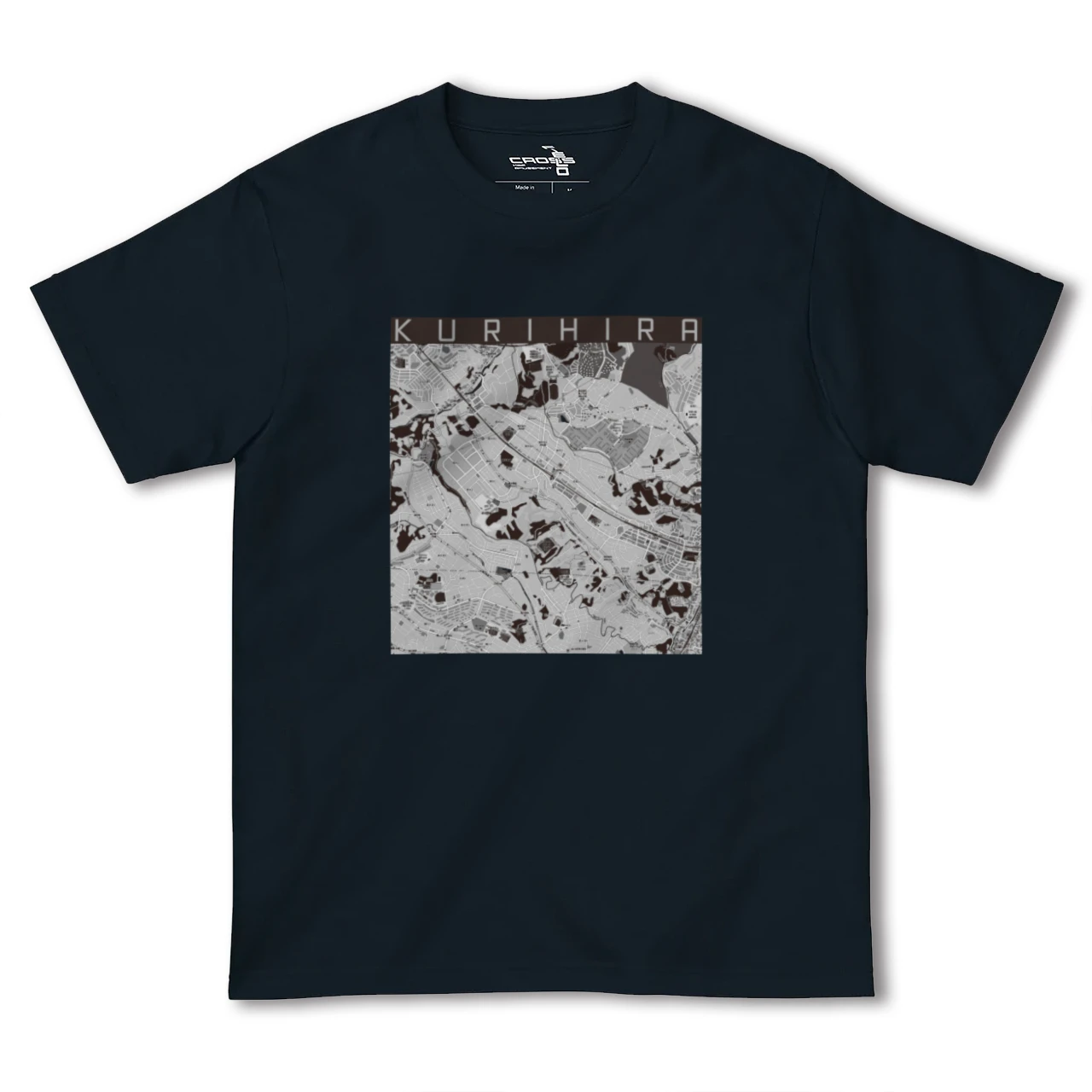 【栗平(神奈川県)】地図柄ヘビーウェイトTシャツ