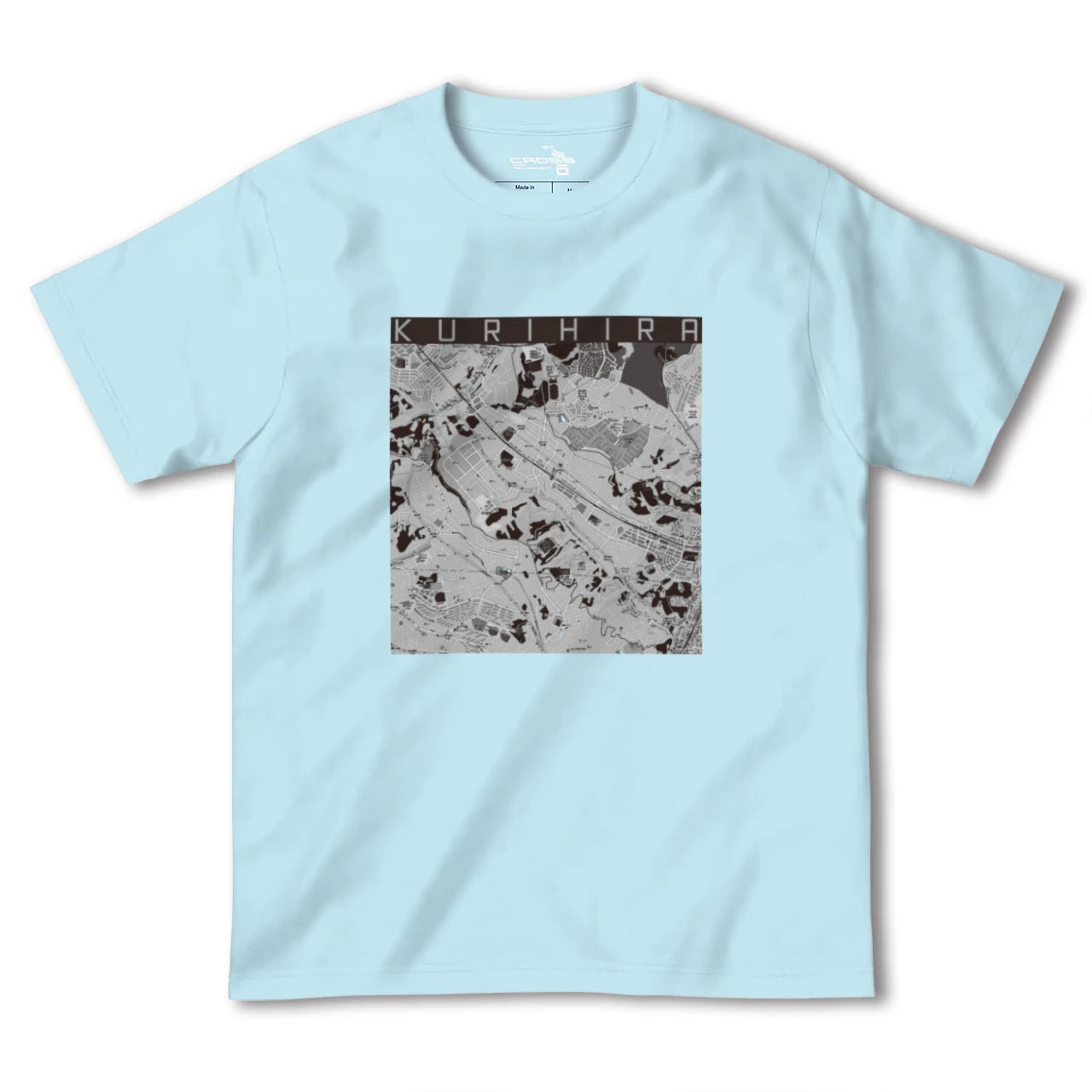 【栗平(神奈川県)】地図柄ヘビーウェイトTシャツ