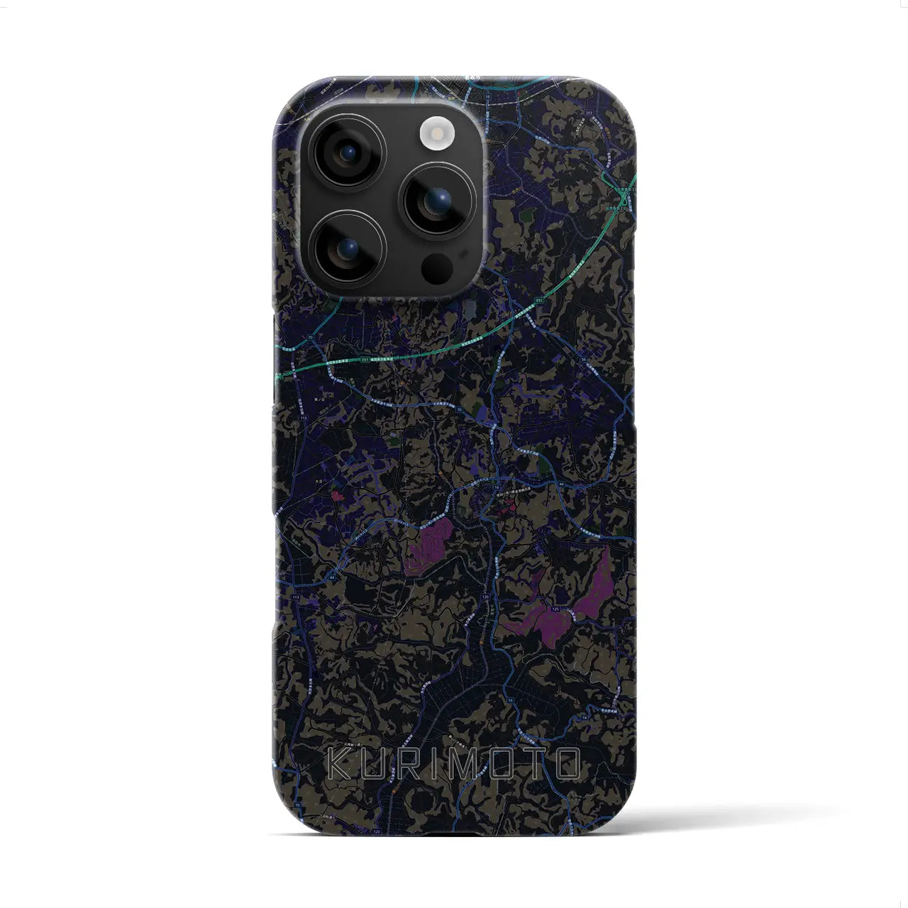 【栗源(千葉県)】地図柄iPhoneケース(バックカバータイプ)