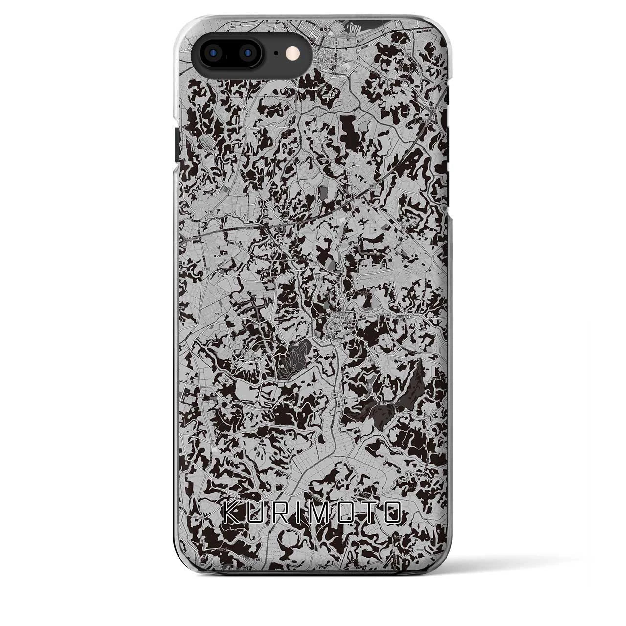 【栗源(千葉県)】地図柄iPhoneケース(クリアタイプ)