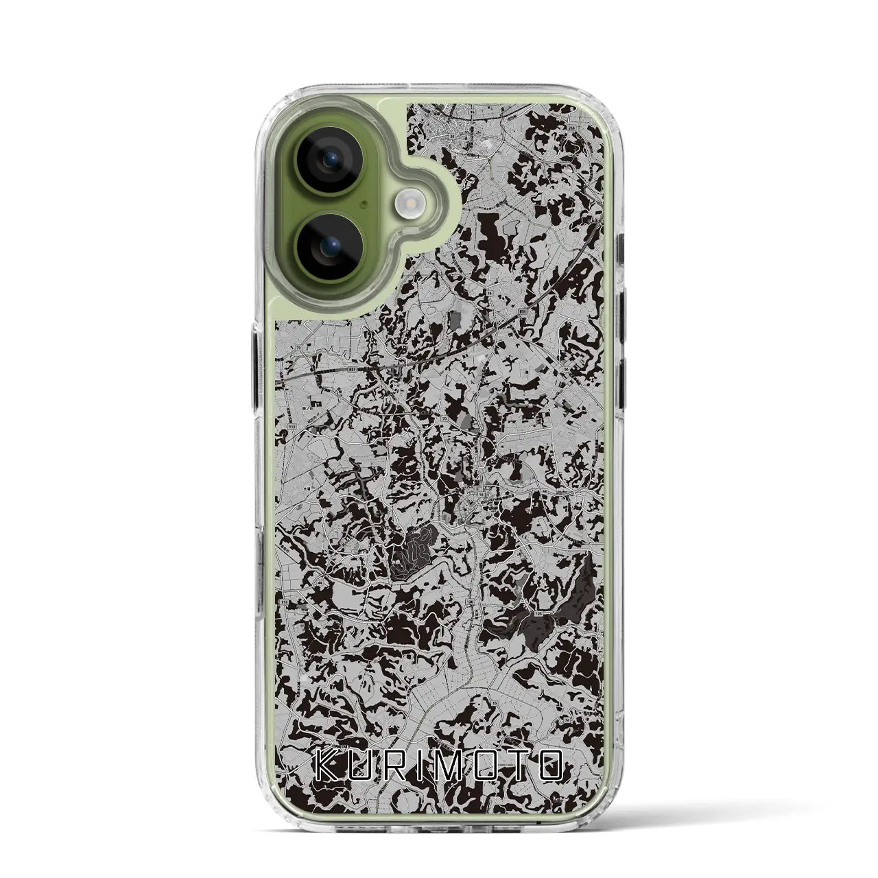 【栗源(千葉県)】地図柄iPhoneケース(MagSafeタイプ)