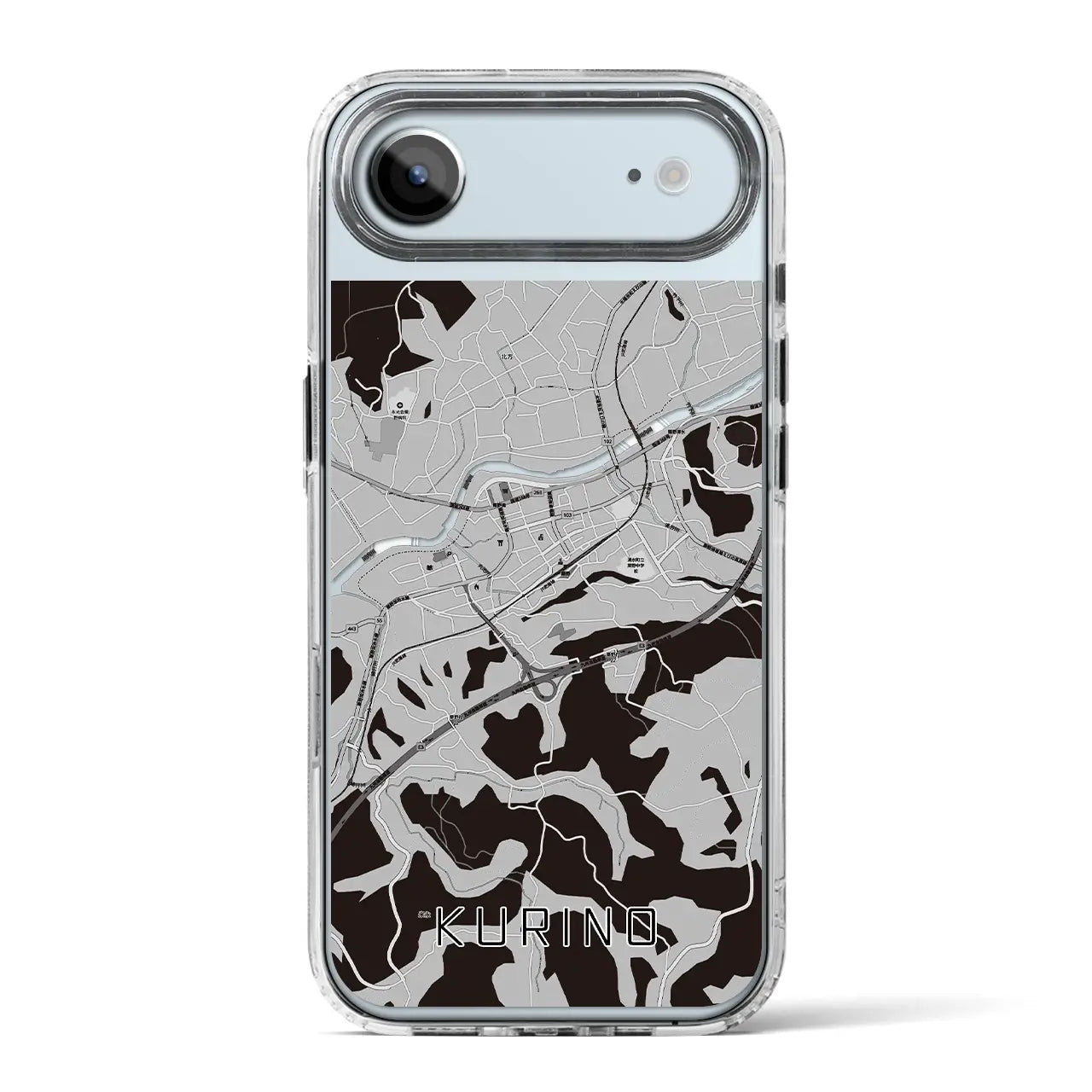 【栗野(鹿児島県)】地図柄iPhoneケース(MagSafeタイプ)