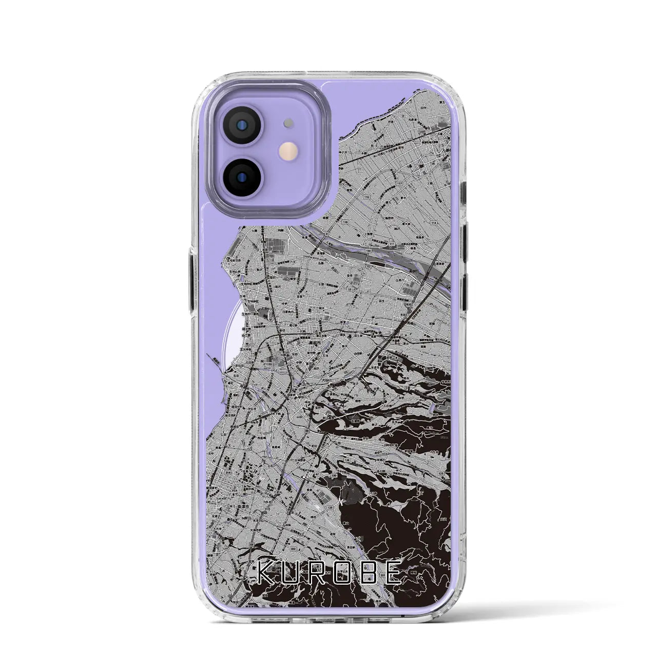 【黒部(富山県)】地図柄iPhoneケース(MagSafeタイプ)