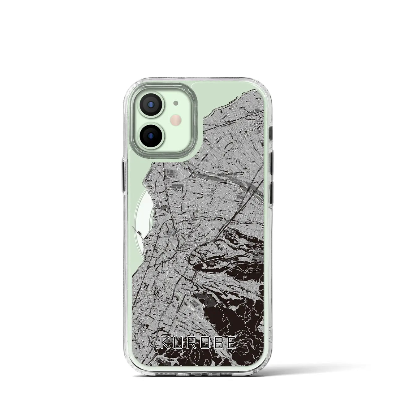 【黒部(富山県)】地図柄iPhoneケース(MagSafeタイプ)