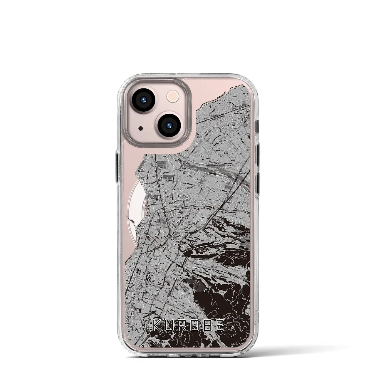 【黒部(富山県)】地図柄iPhoneケース(MagSafeタイプ)