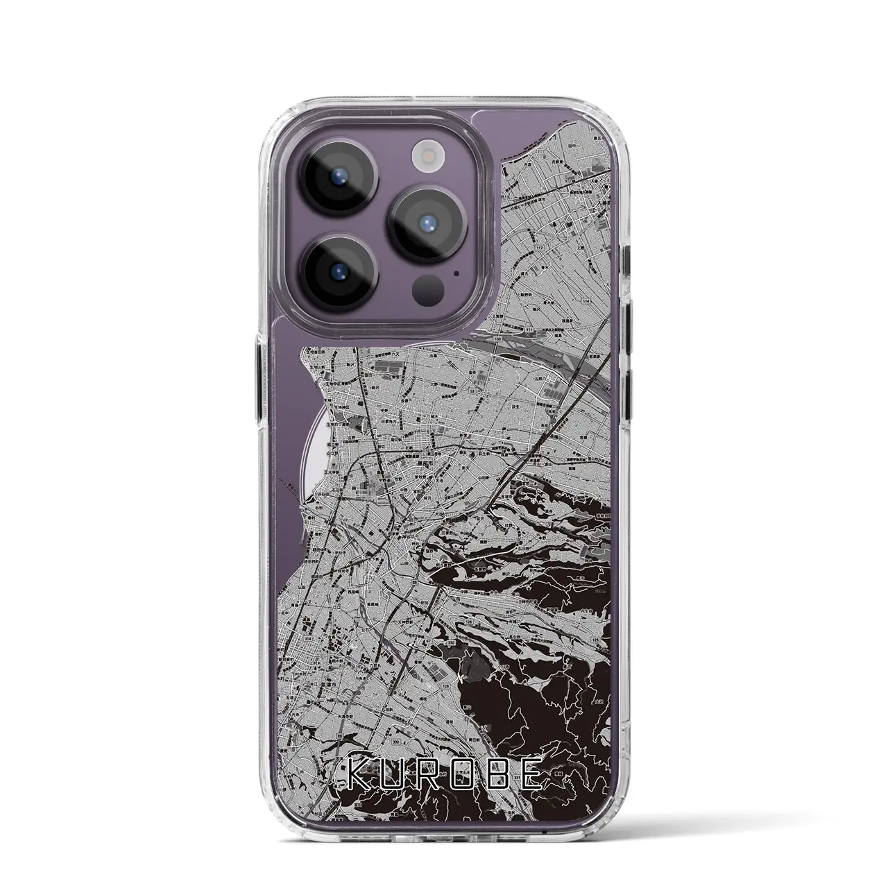 【黒部(富山県)】地図柄iPhoneケース(MagSafeタイプ)