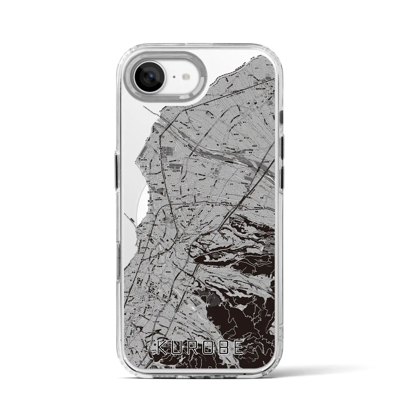 【黒部(富山県)】地図柄iPhoneケース(MagSafeタイプ)