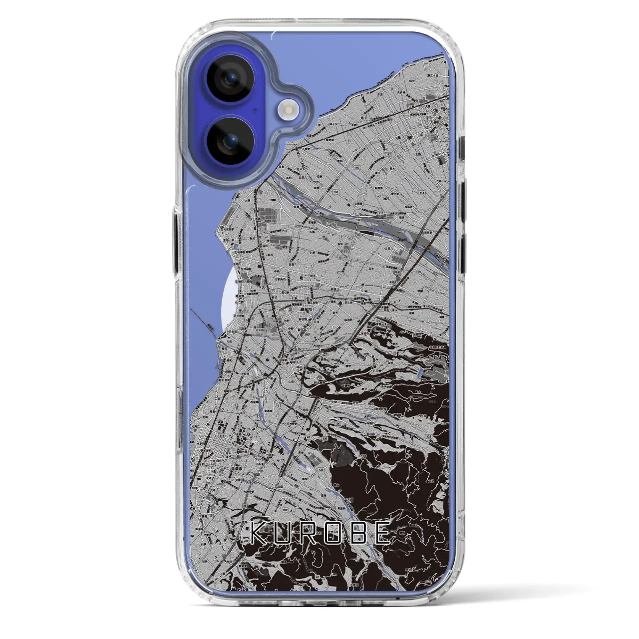 【黒部(富山県)】地図柄iPhoneケース(MagSafeタイプ)