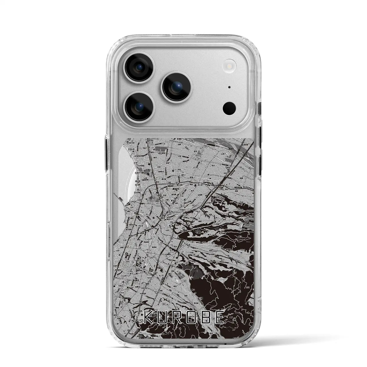 【黒部(富山県)】地図柄iPhoneケース(MagSafeタイプ)