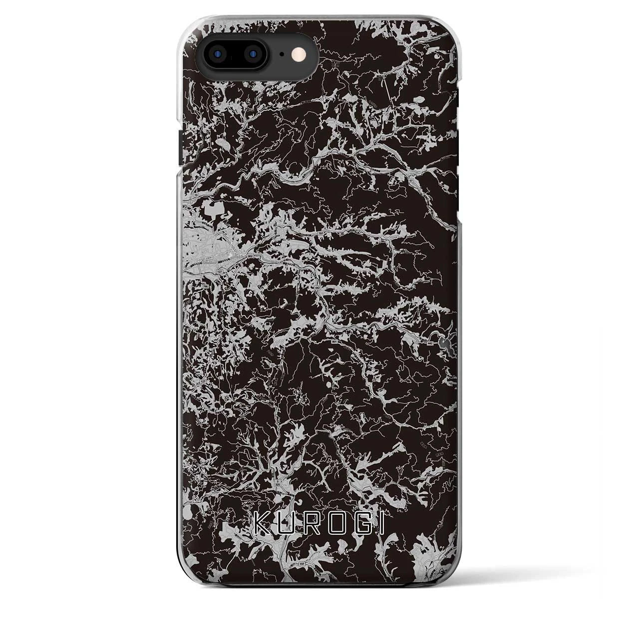 【黒木(福岡県)】地図柄iPhoneケース(クリアタイプ)