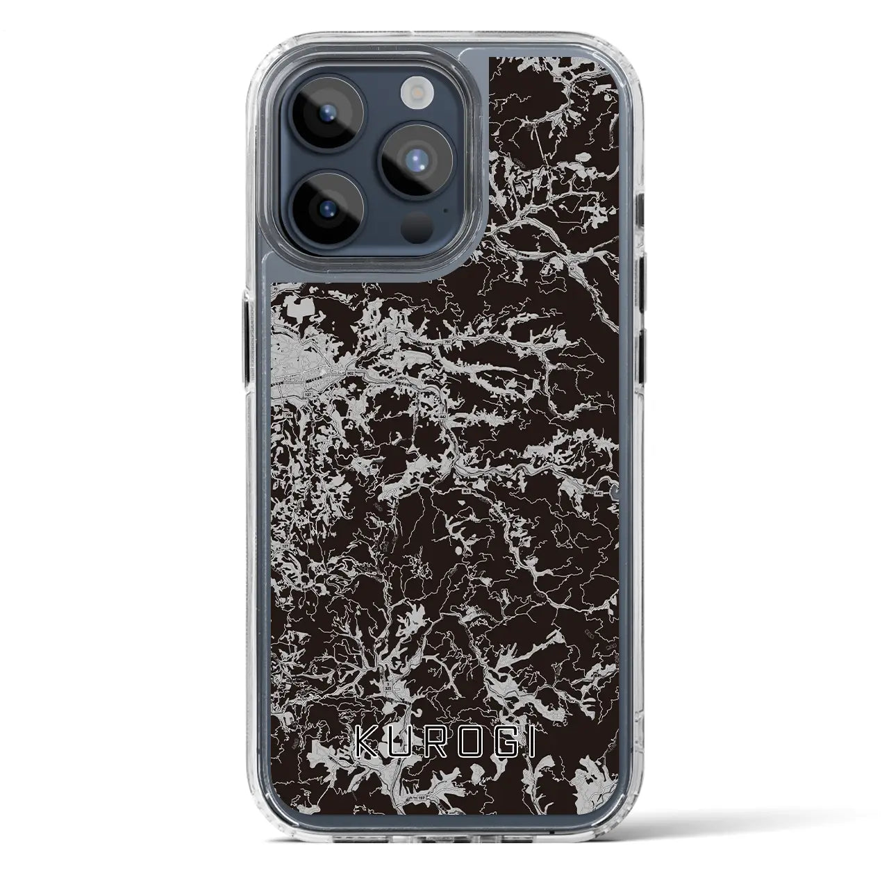 【黒木(福岡県)】地図柄iPhoneケース(MagSafeタイプ)