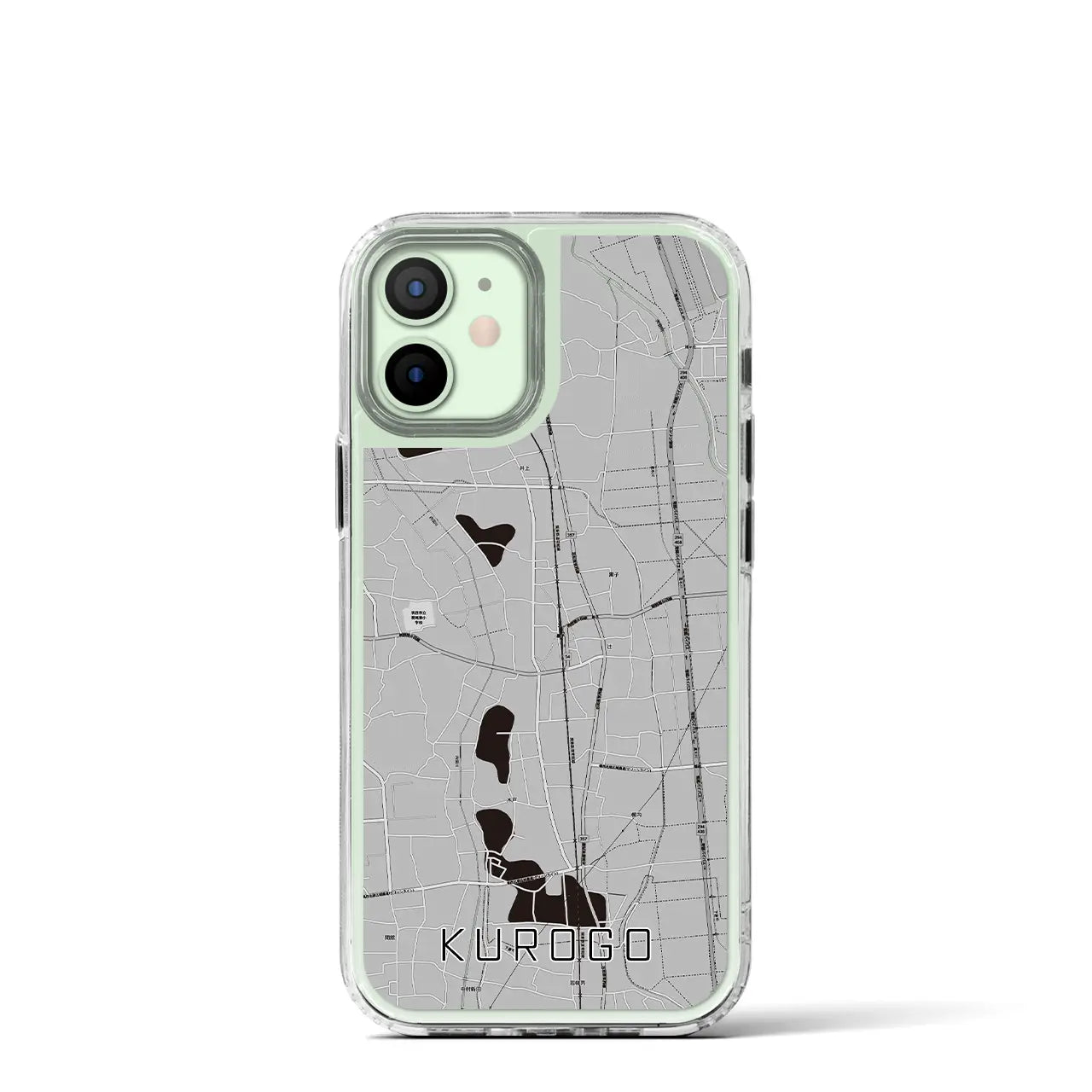 【黒子(茨城県)】地図柄iPhoneケース(MagSafeタイプ)