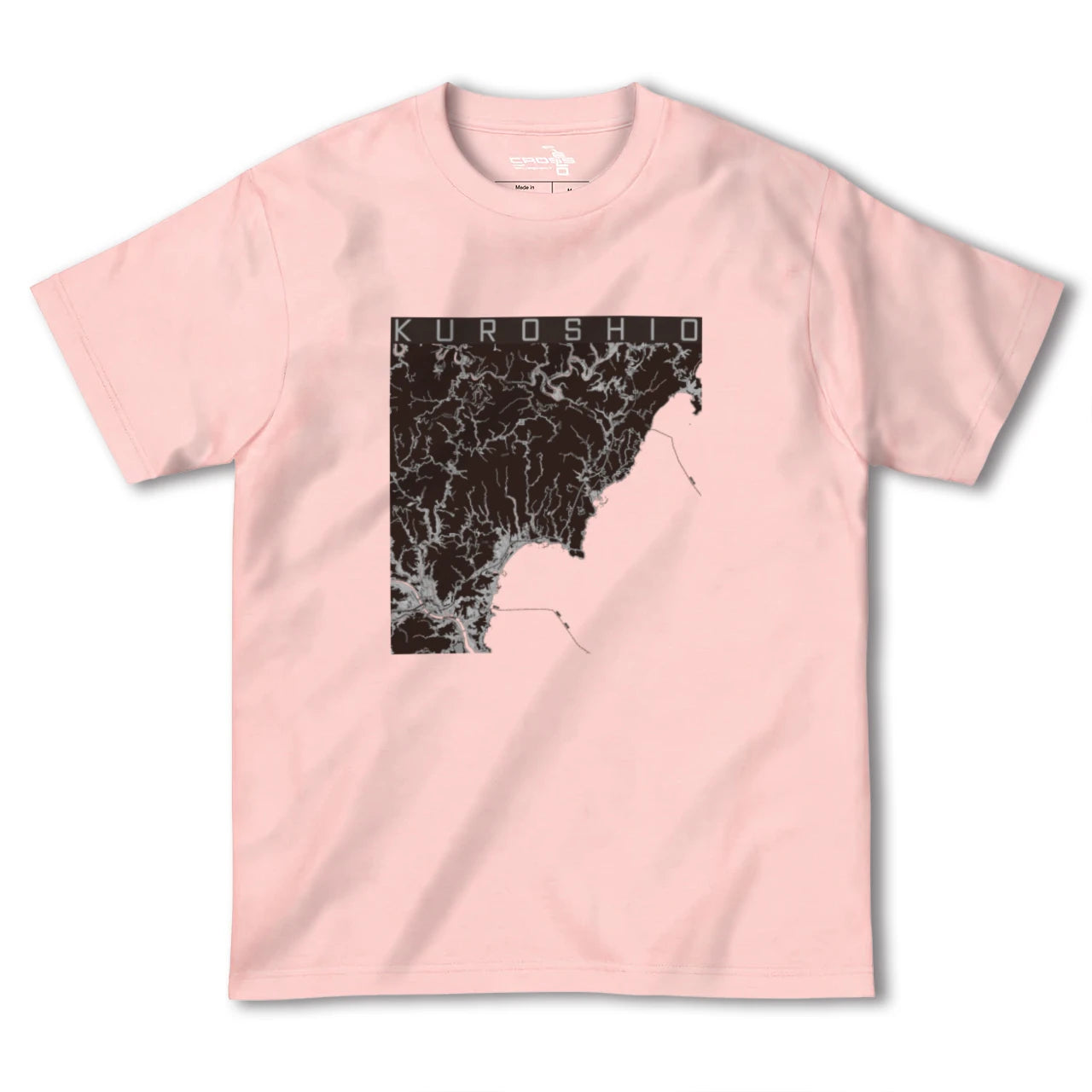 【黒潮(高知県)】地図柄ヘビーウェイトTシャツ