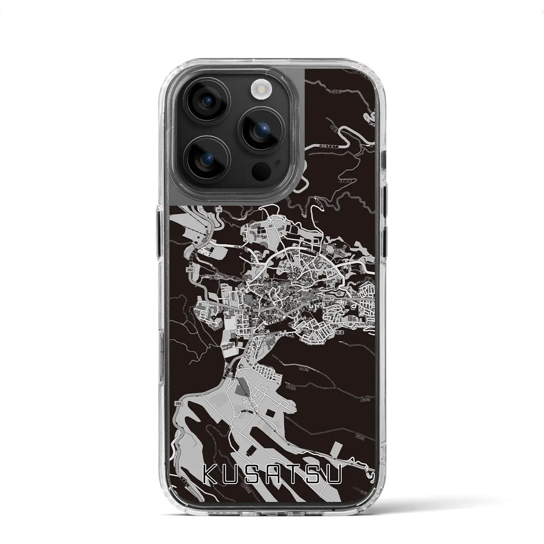 【草津(群馬県)】地図柄iPhoneケース(MagSafeタイプ)