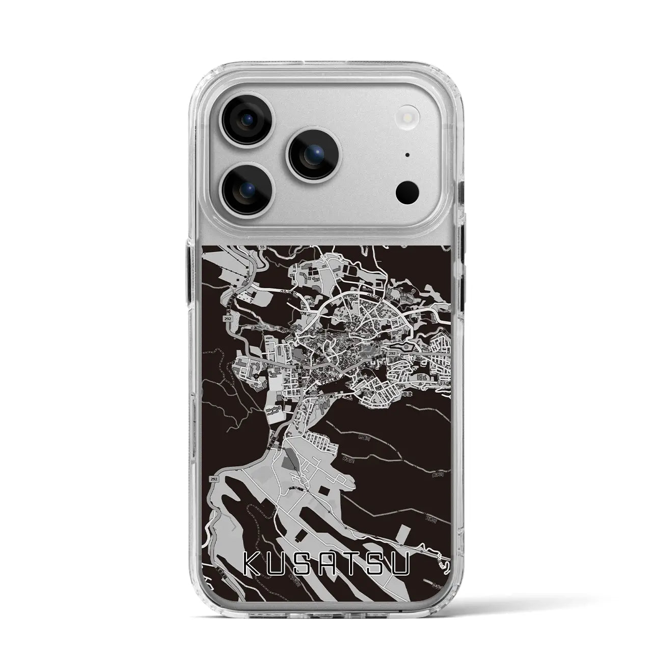 【草津(群馬県)】地図柄iPhoneケース(MagSafeタイプ)