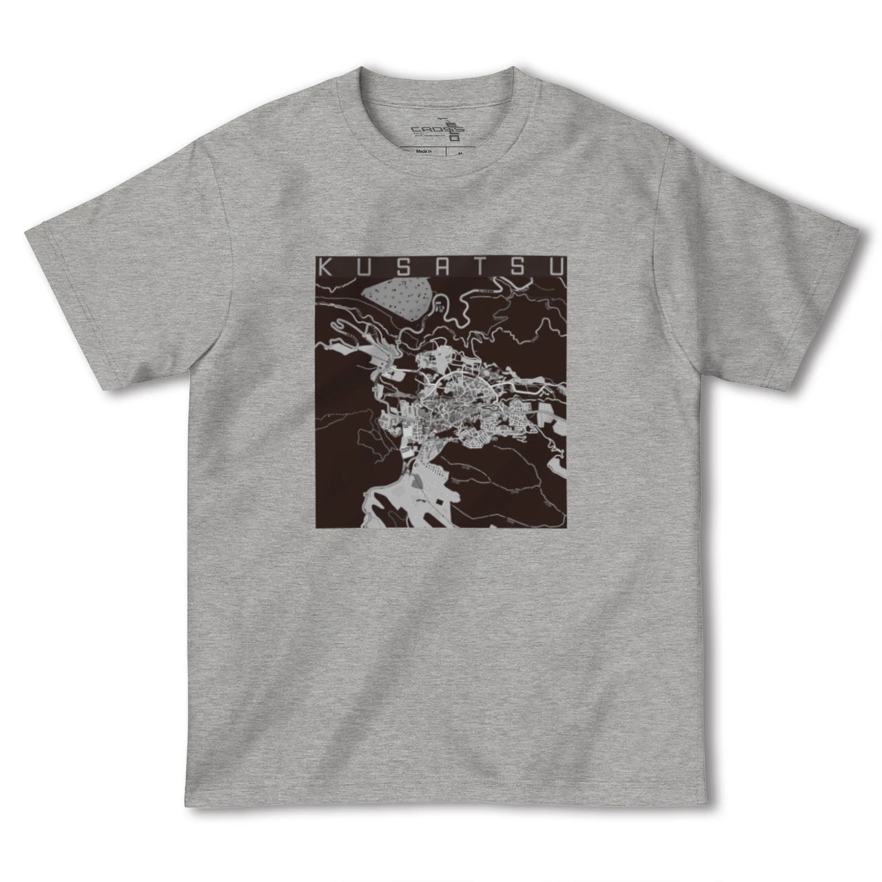 【草津(群馬県)(群馬県)】地図柄ヘビーウェイトTシャツ