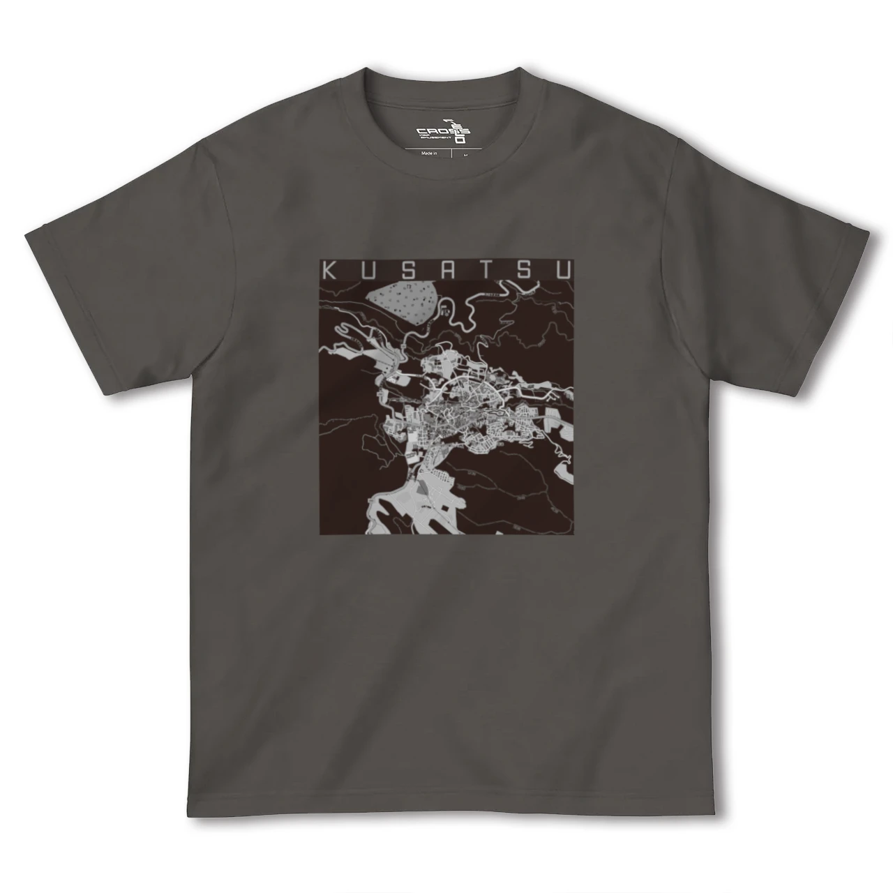 【草津(群馬県)(群馬県)】地図柄ヘビーウェイトTシャツ