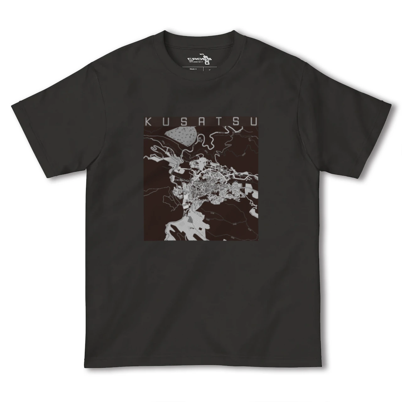 【草津(群馬県)(群馬県)】地図柄ヘビーウェイトTシャツ