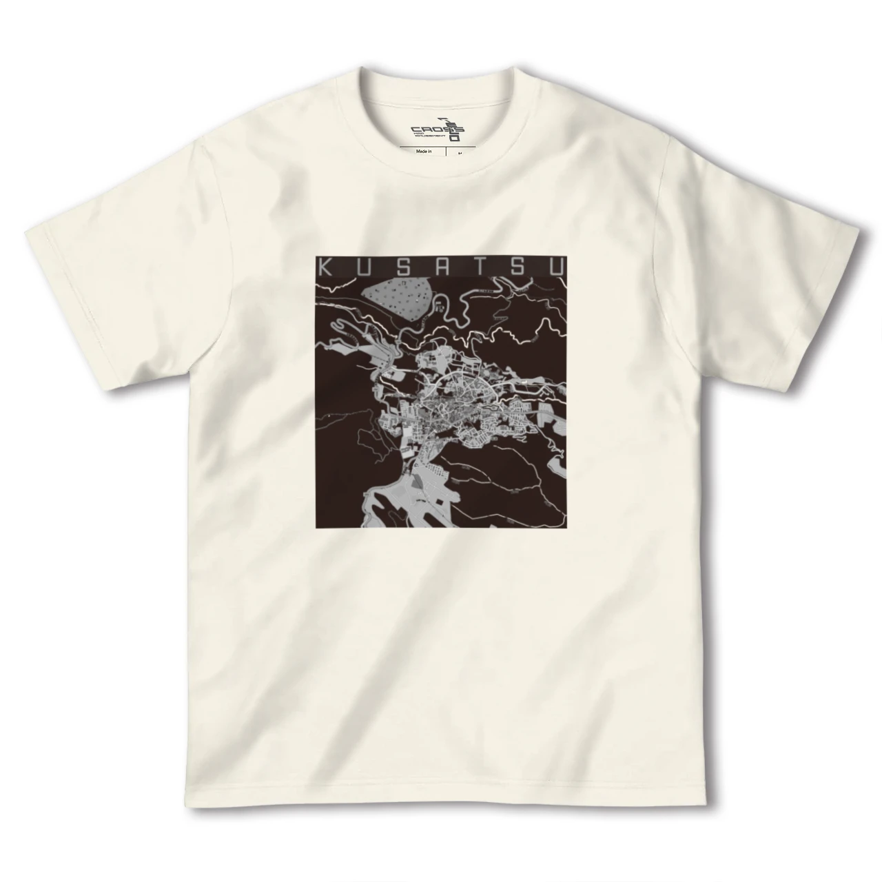 【草津(群馬県)(群馬県)】地図柄ヘビーウェイトTシャツ