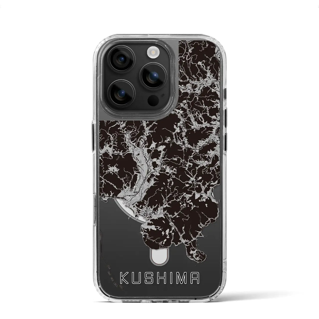 【串間(宮崎県)】地図柄iPhoneケース(MagSafeタイプ)