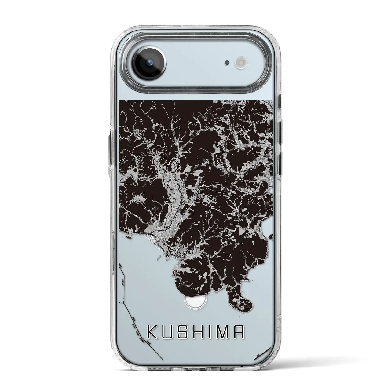 【串間(宮崎県)】地図柄iPhoneケース(MagSafeタイプ)