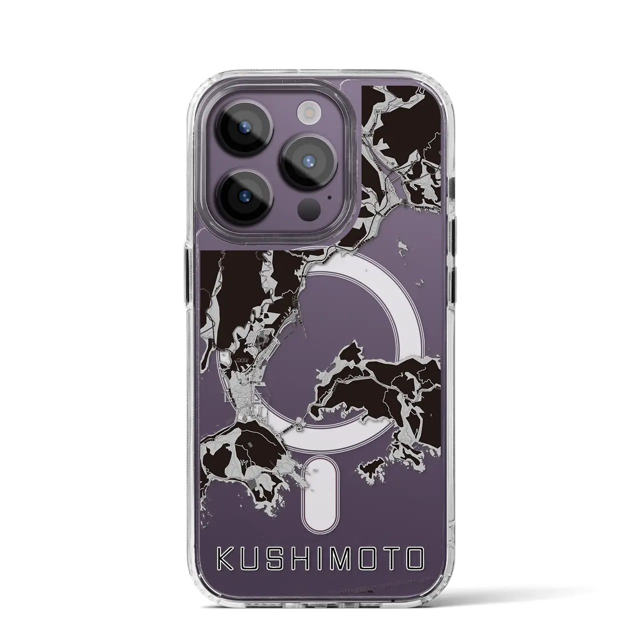 【串本(和歌山県)】地図柄iPhoneケース(MagSafeタイプ)