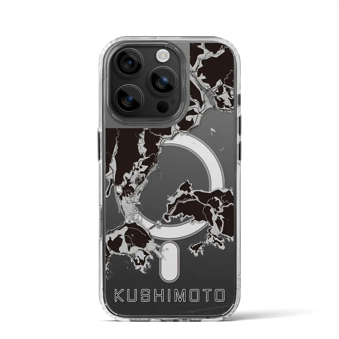 【串本(和歌山県)】地図柄iPhoneケース(MagSafeタイプ)