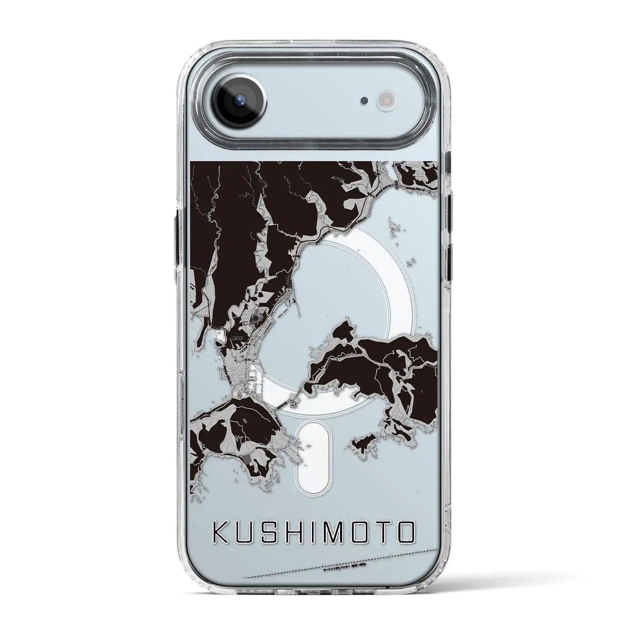 【串本(和歌山県)】地図柄iPhoneケース(MagSafeタイプ)