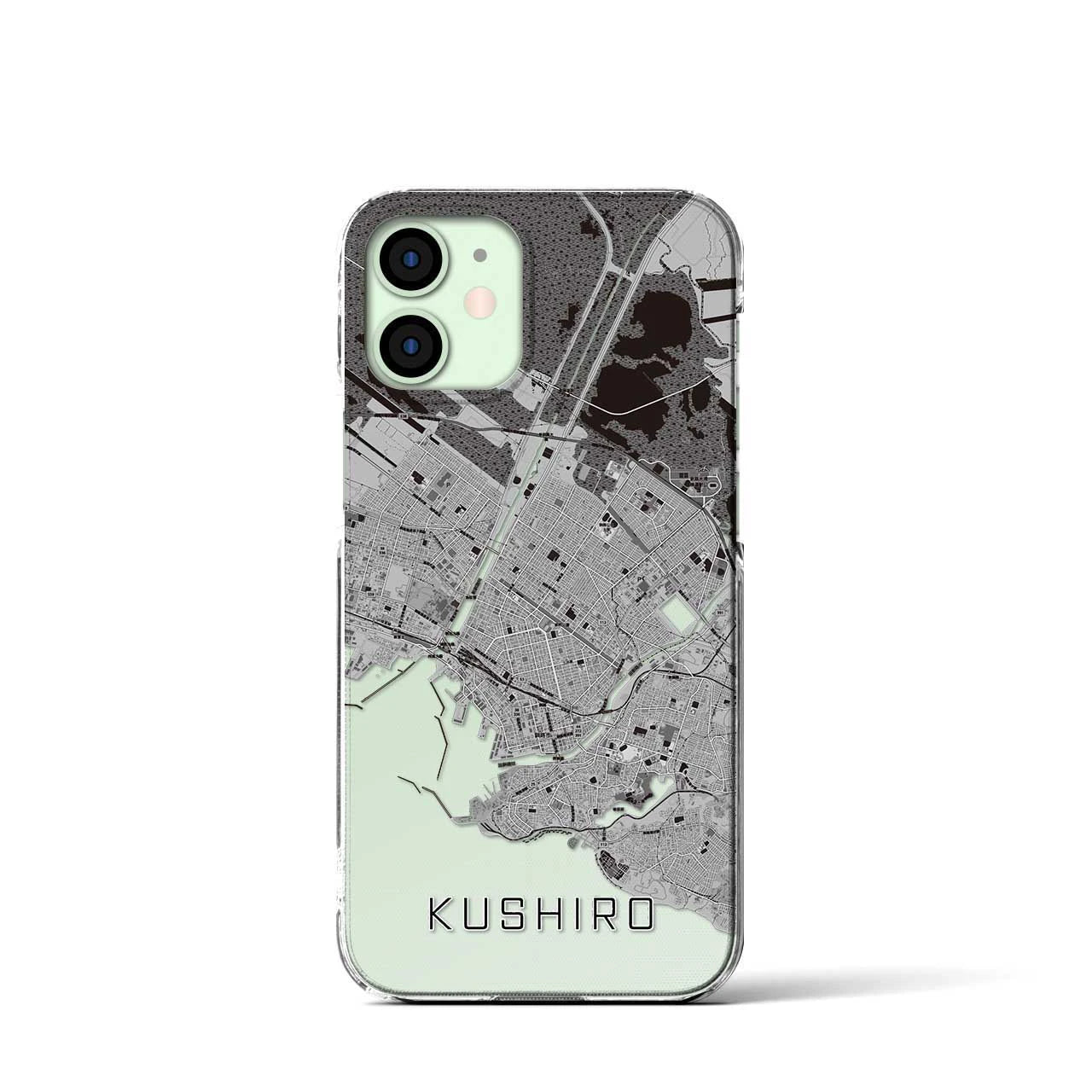 【釧路(北海道)】地図柄iPhoneケース(クリアタイプ)