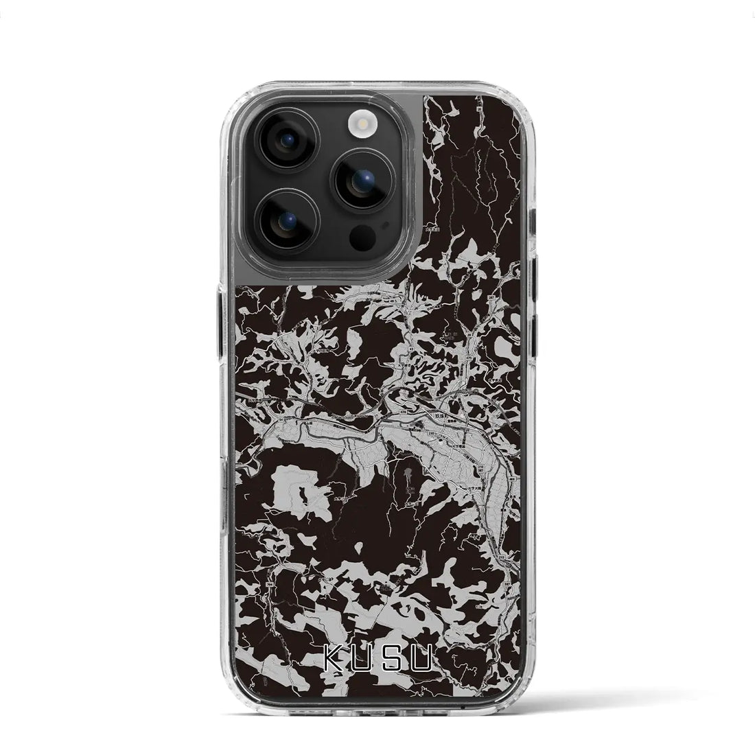 【玖珠(大分県)】地図柄iPhoneケース(MagSafeタイプ)