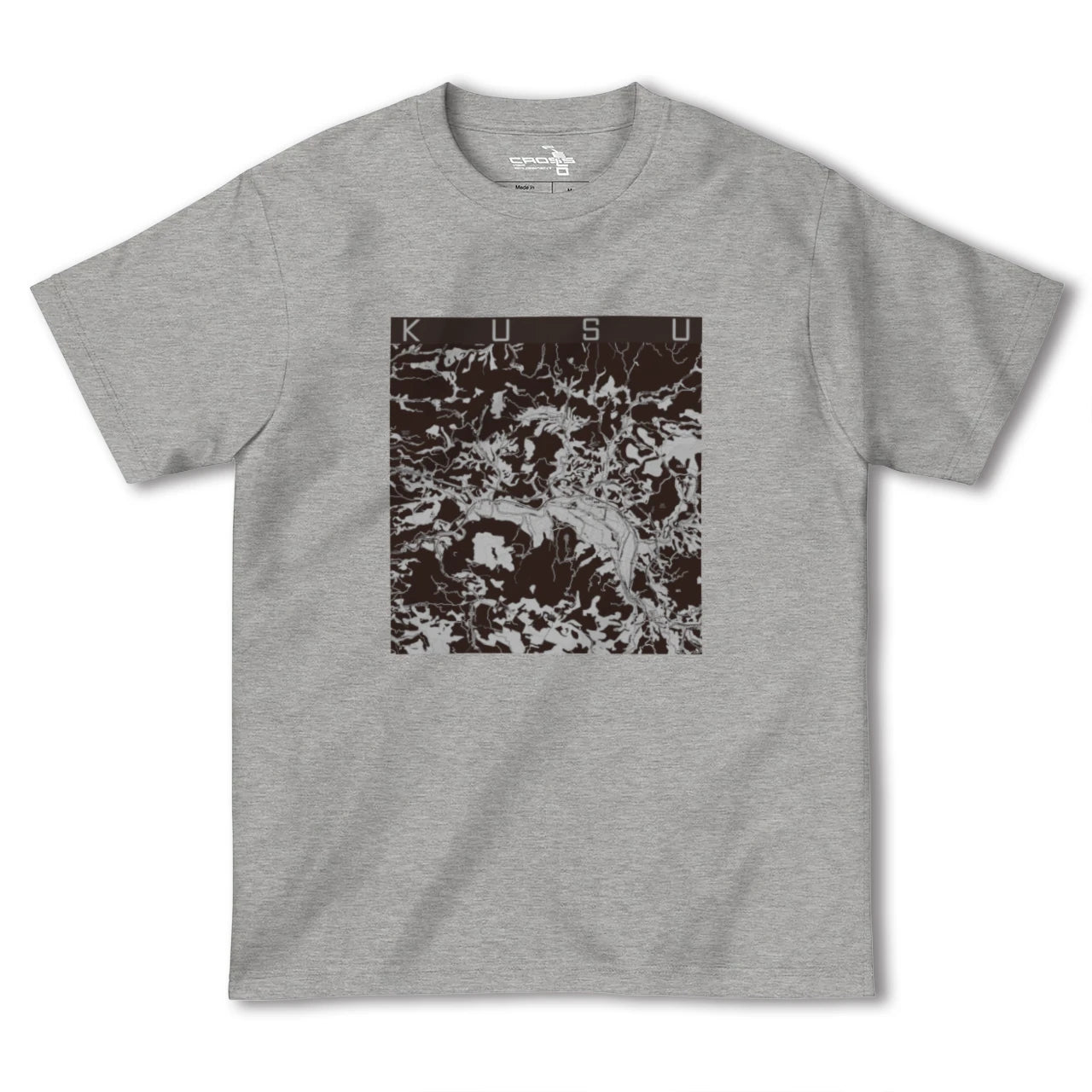 【玖珠(大分県)】地図柄ヘビーウェイトTシャツ