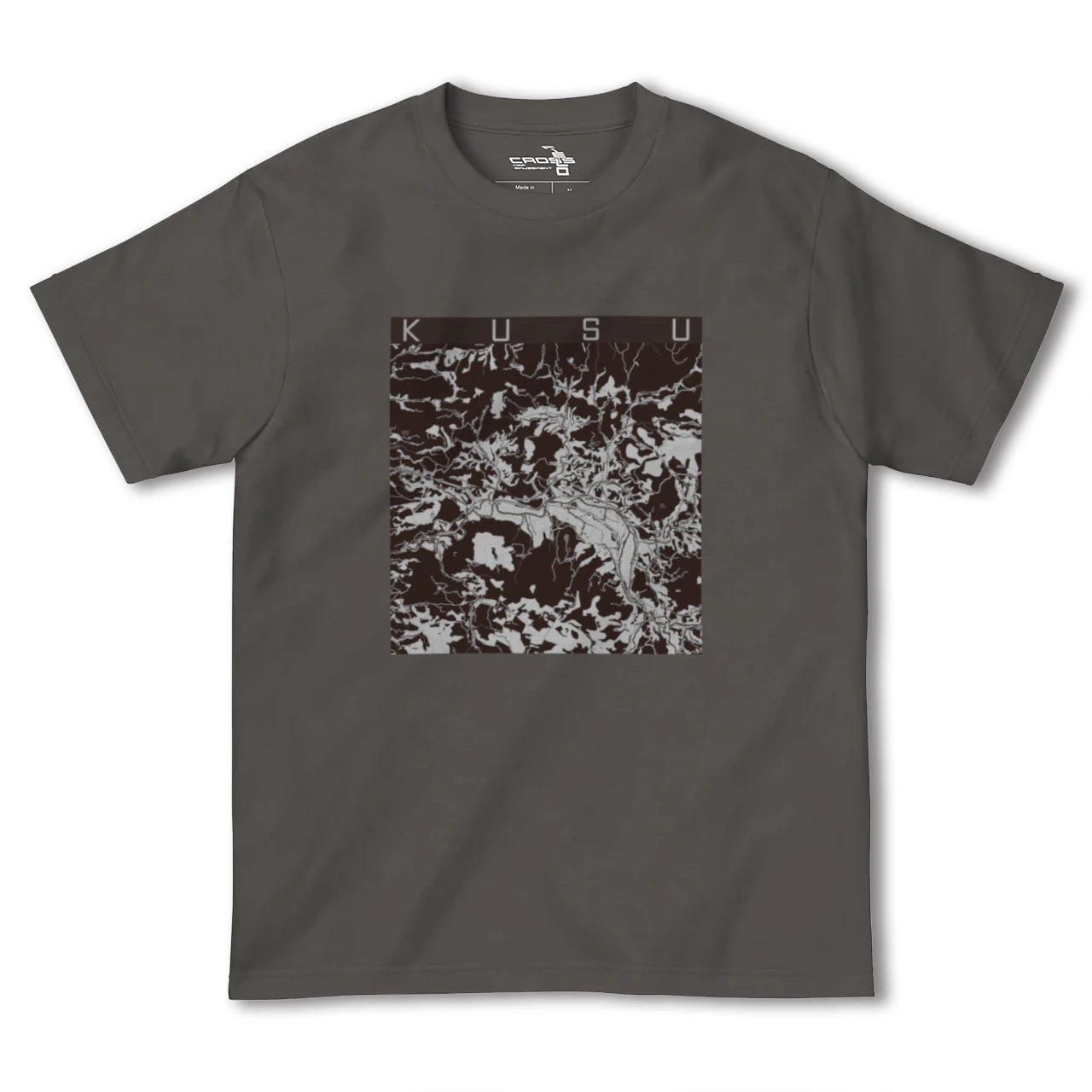 【玖珠(大分県)】地図柄ヘビーウェイトTシャツ