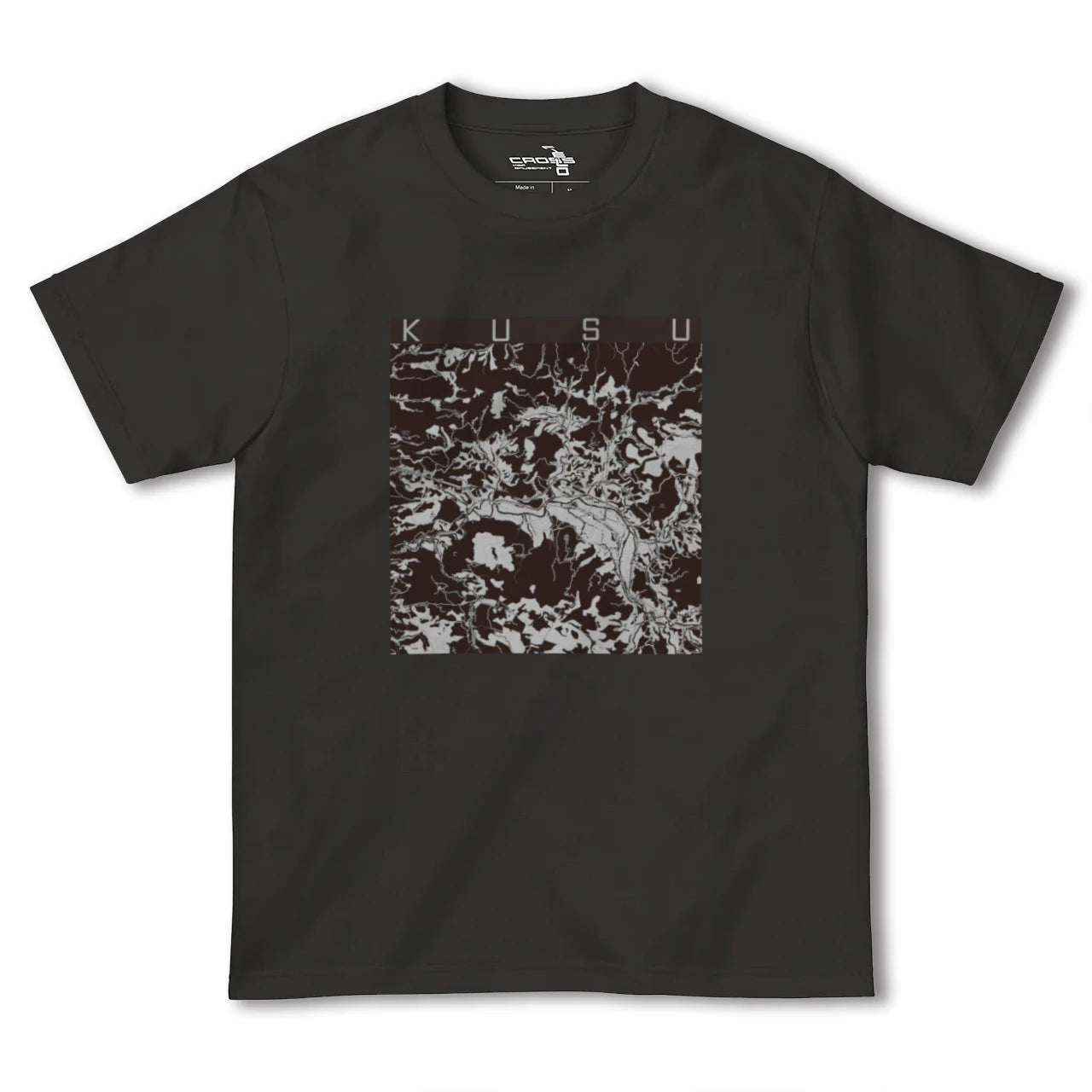 【玖珠(大分県)】地図柄ヘビーウェイトTシャツ