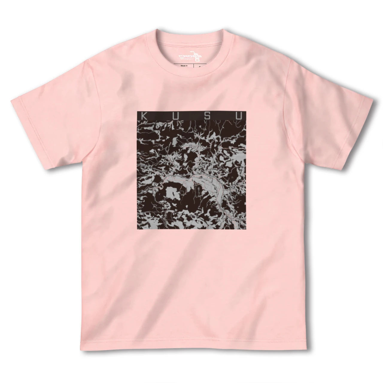 【玖珠(大分県)】地図柄ヘビーウェイトTシャツ