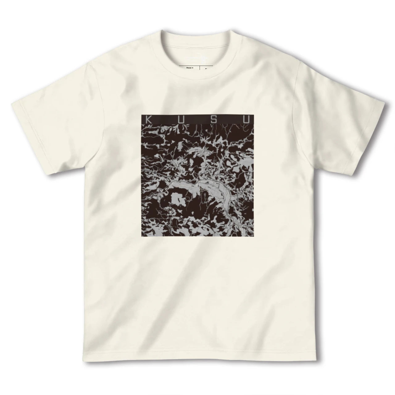 【玖珠(大分県)】地図柄ヘビーウェイトTシャツ