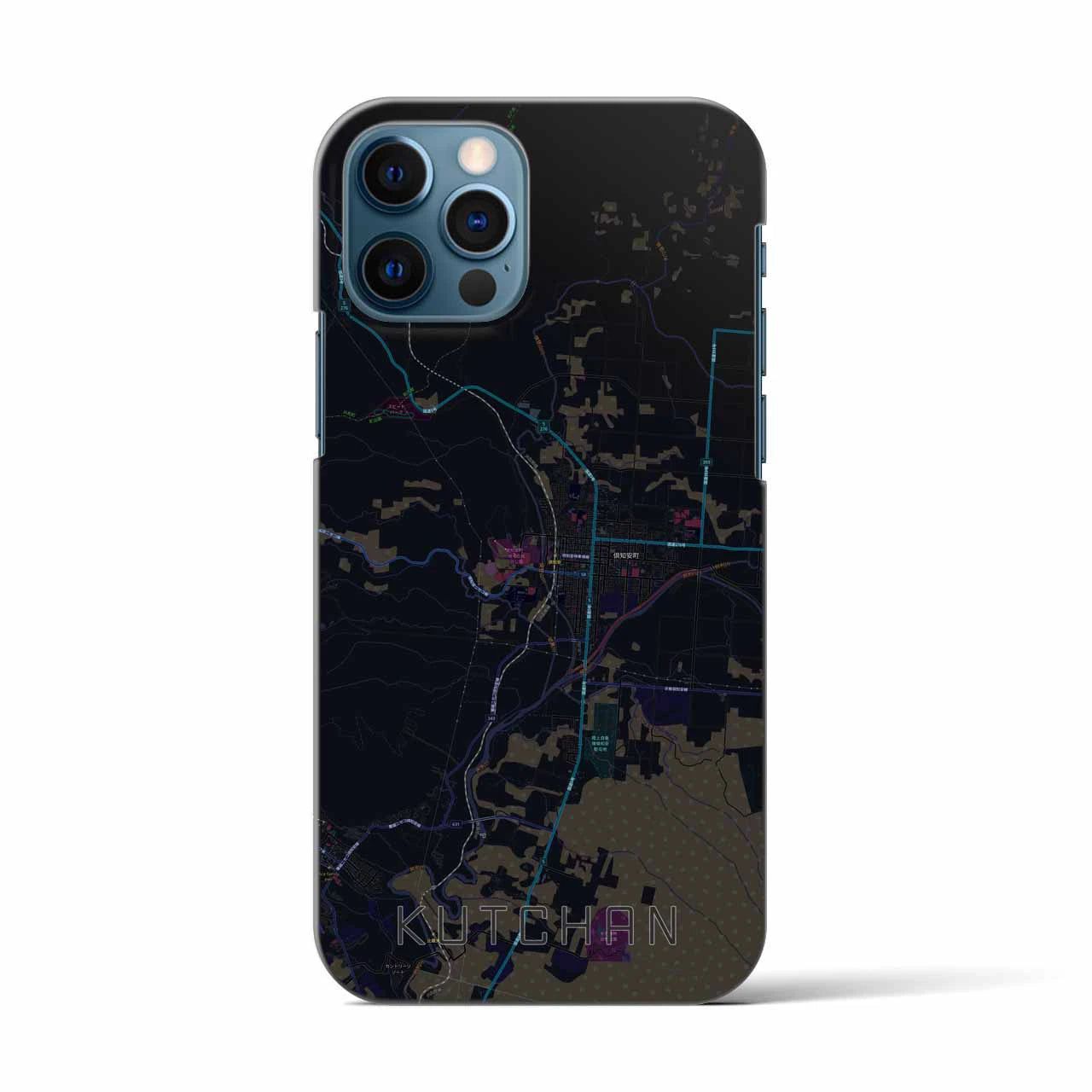 【倶知安(北海道)】地図柄iPhoneケース(バックカバータイプ)
