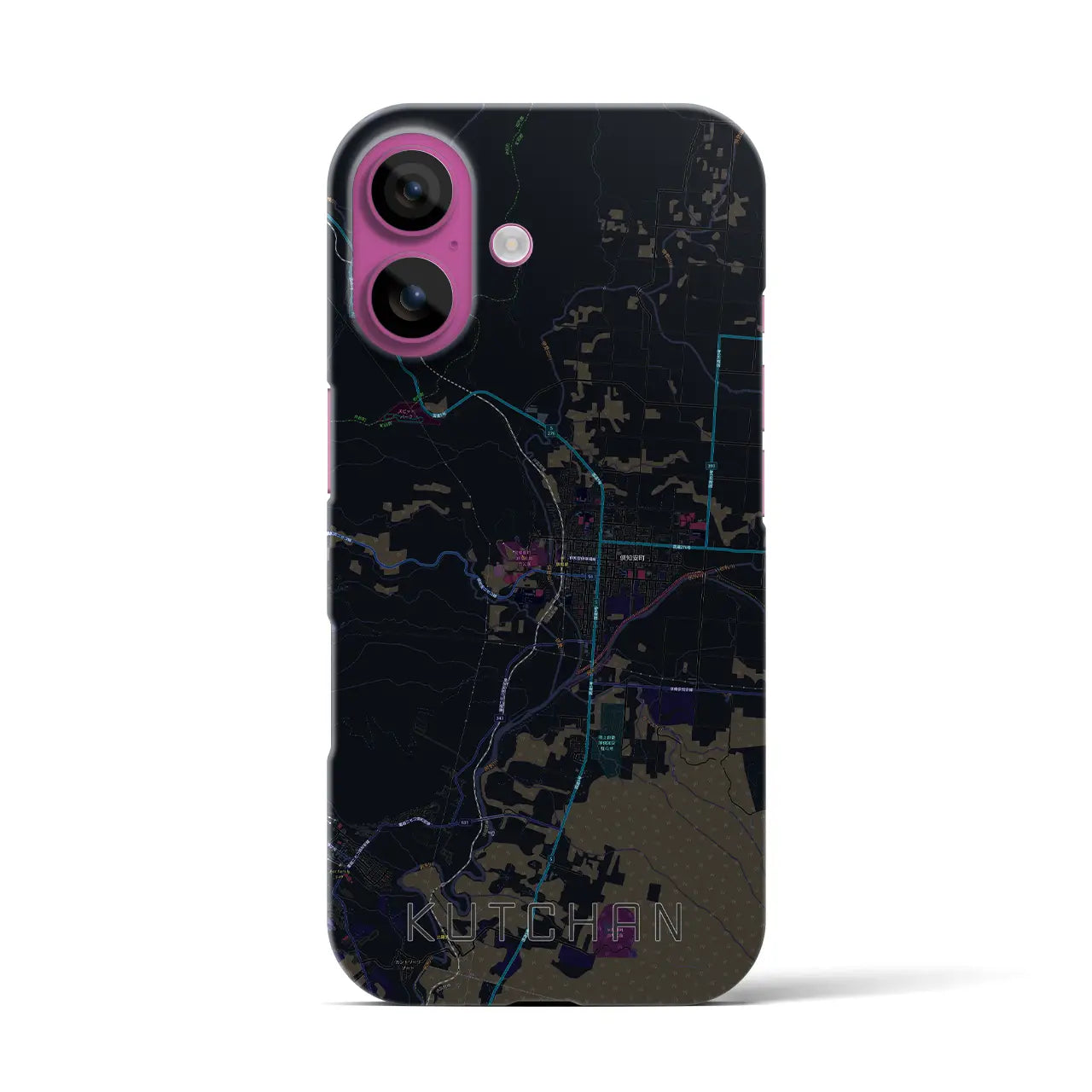 【倶知安(北海道)】地図柄iPhoneケース(バックカバータイプ)