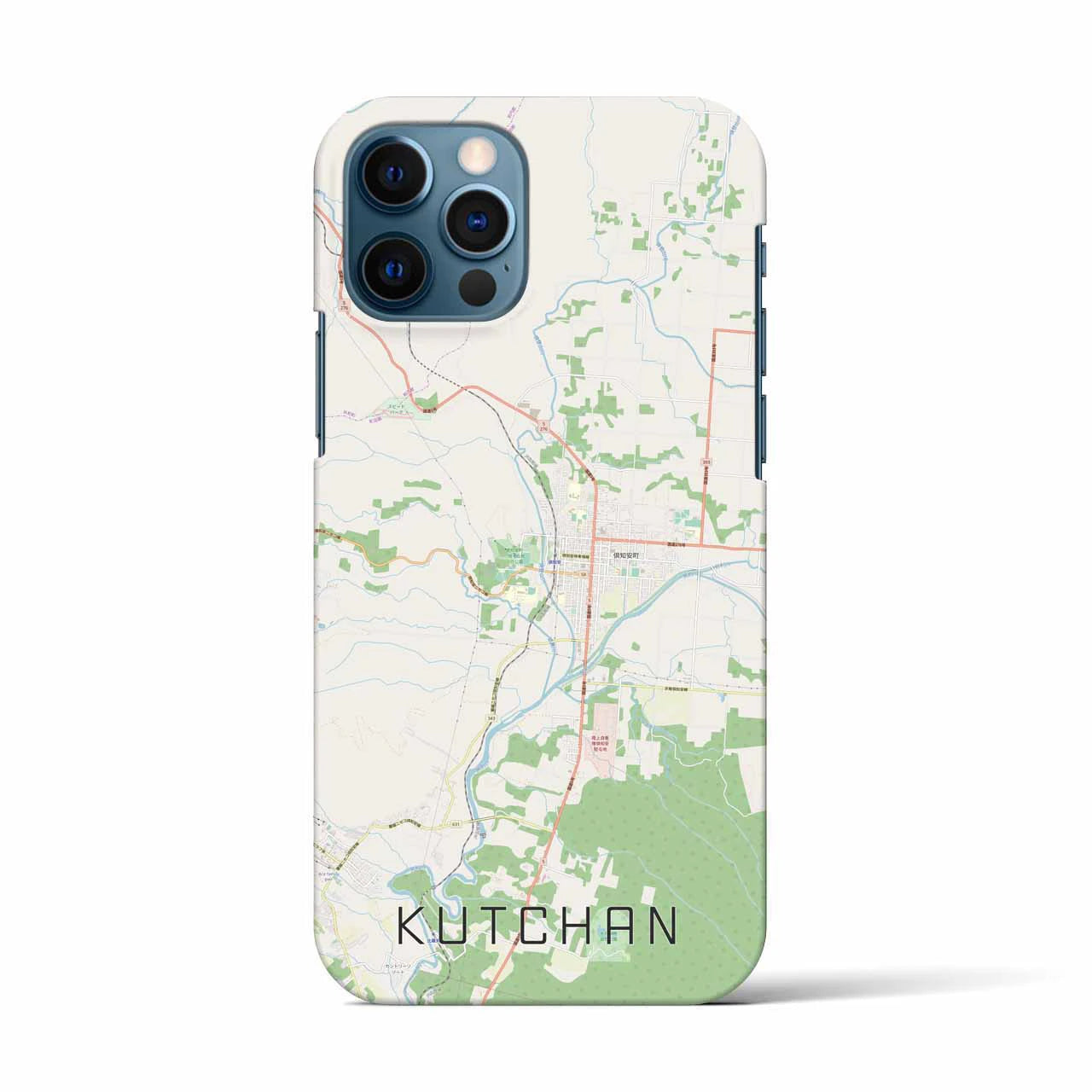 【倶知安(北海道)】地図柄iPhoneケース(バックカバータイプ)