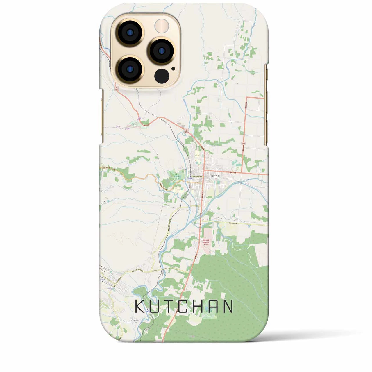 【倶知安(北海道)】地図柄iPhoneケース(バックカバータイプ)