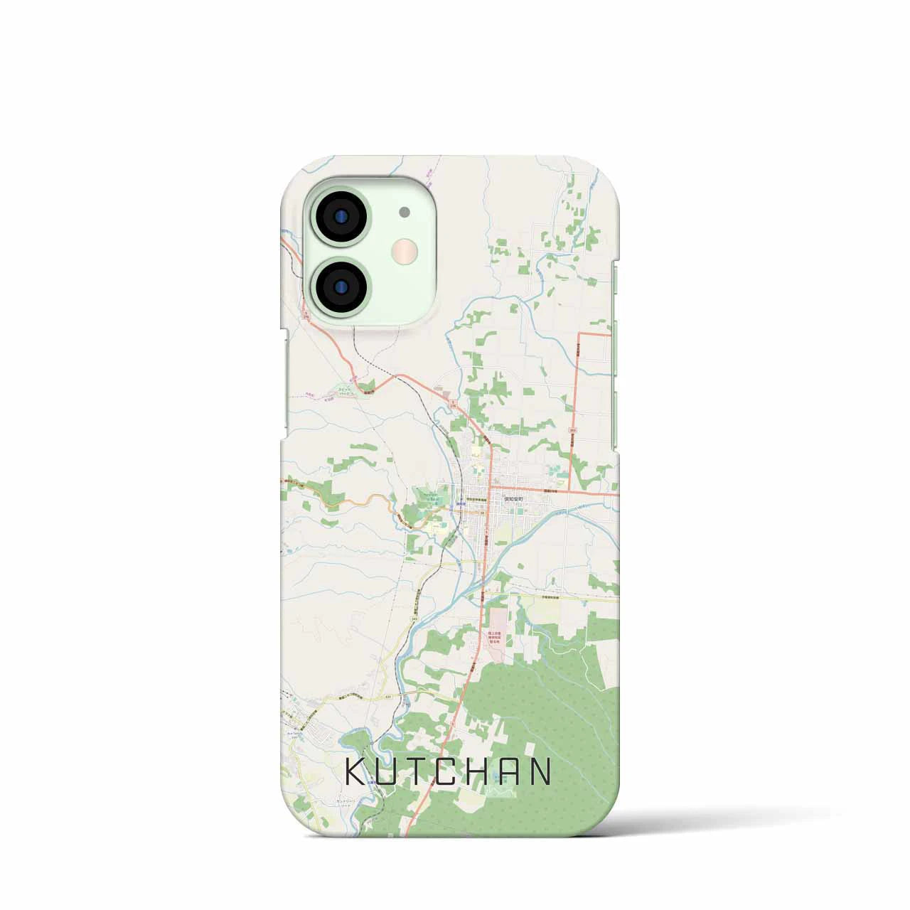 【倶知安(北海道)】地図柄iPhoneケース(バックカバータイプ)