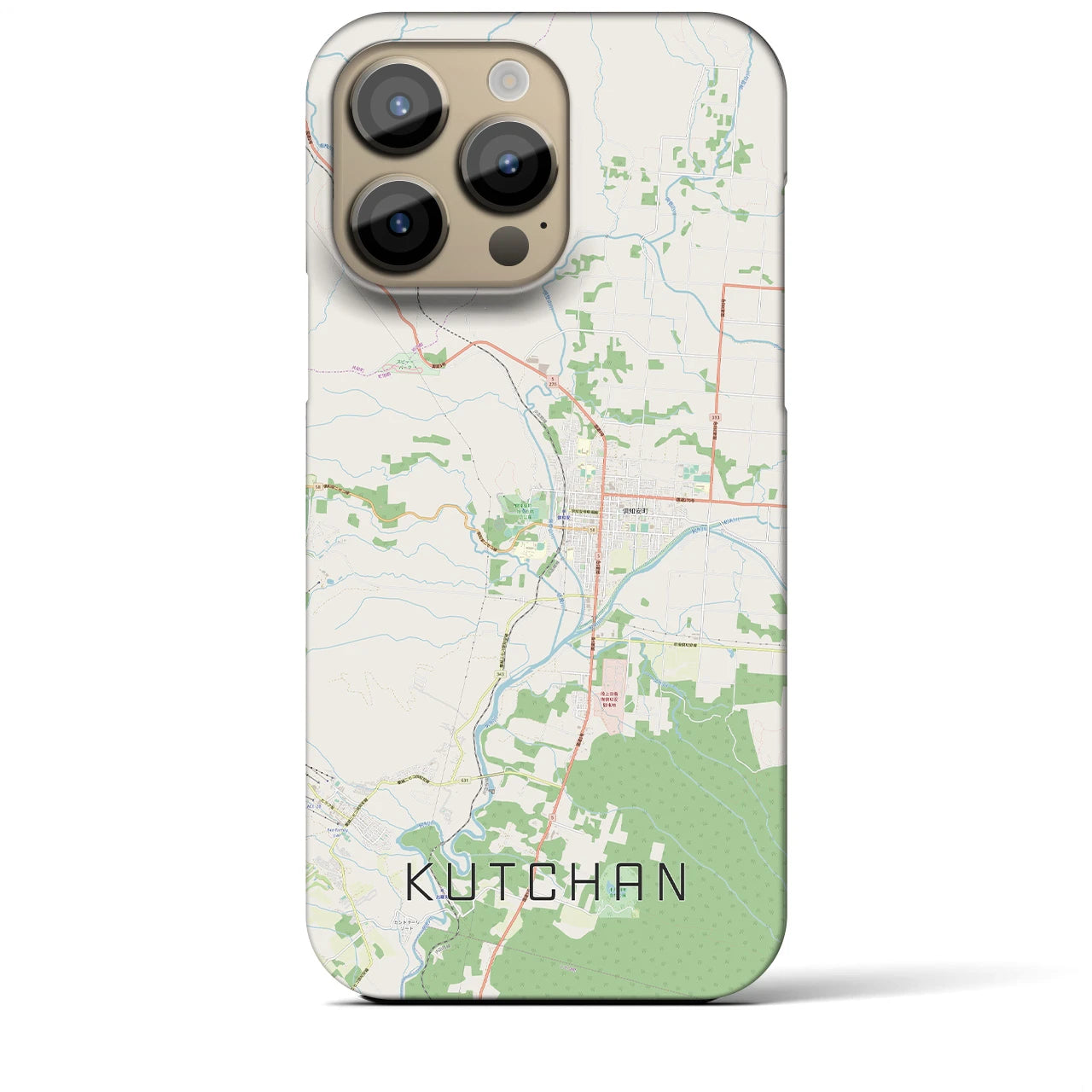 【倶知安(北海道)】地図柄iPhoneケース(バックカバータイプ)