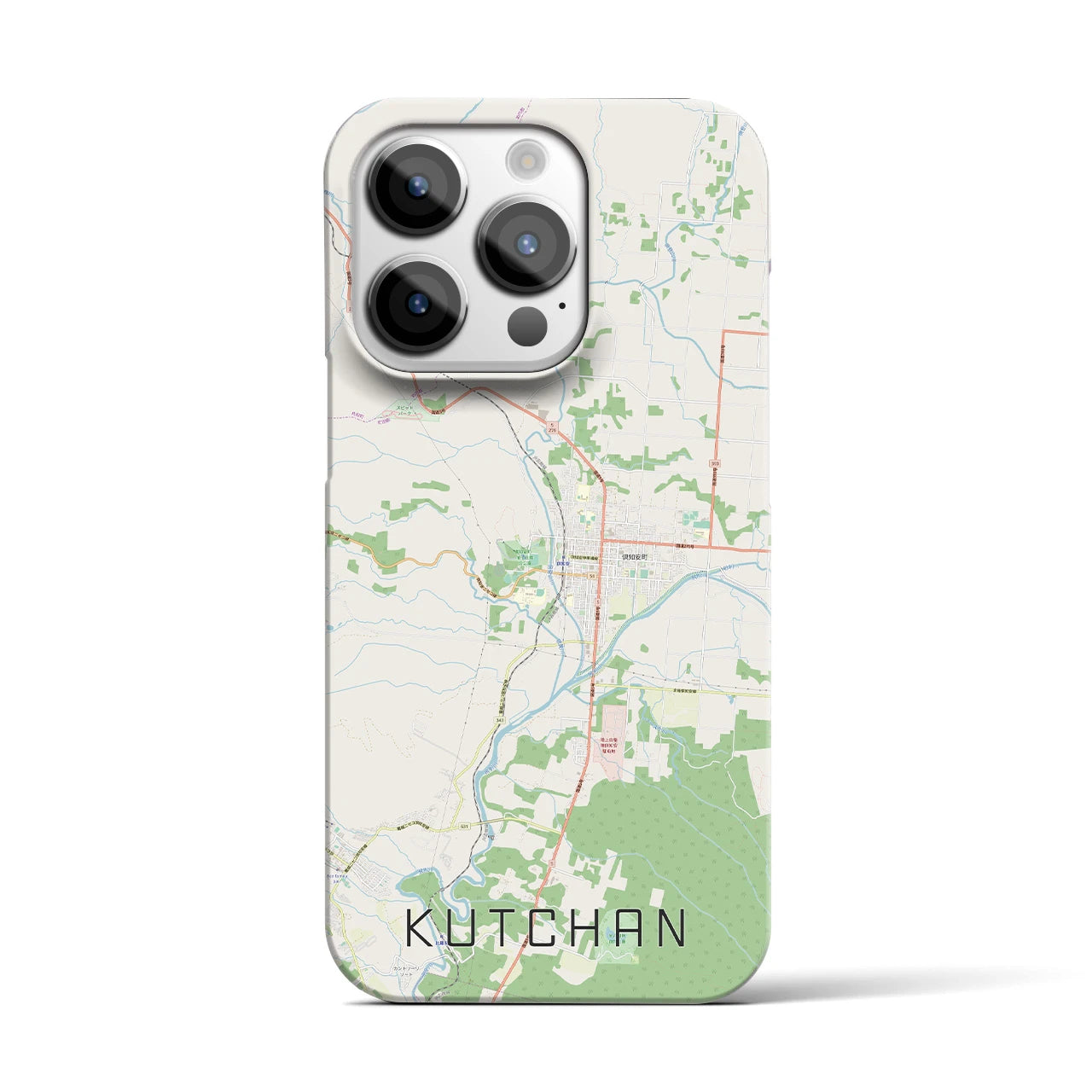 【倶知安(北海道)】地図柄iPhoneケース(バックカバータイプ)