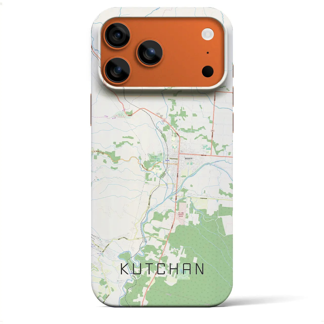 【倶知安(北海道)】地図柄iPhoneケース(バックカバータイプ)