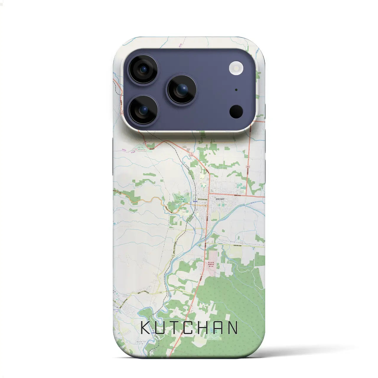 【倶知安(北海道)】地図柄iPhoneケース(バックカバータイプ)