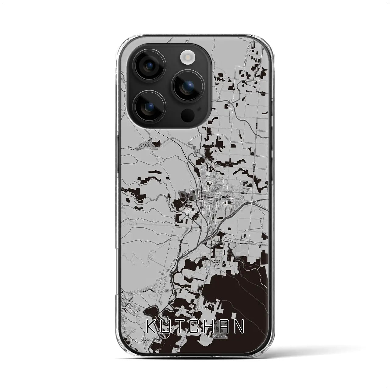 【倶知安(北海道)】地図柄iPhoneケース(クリアタイプ)