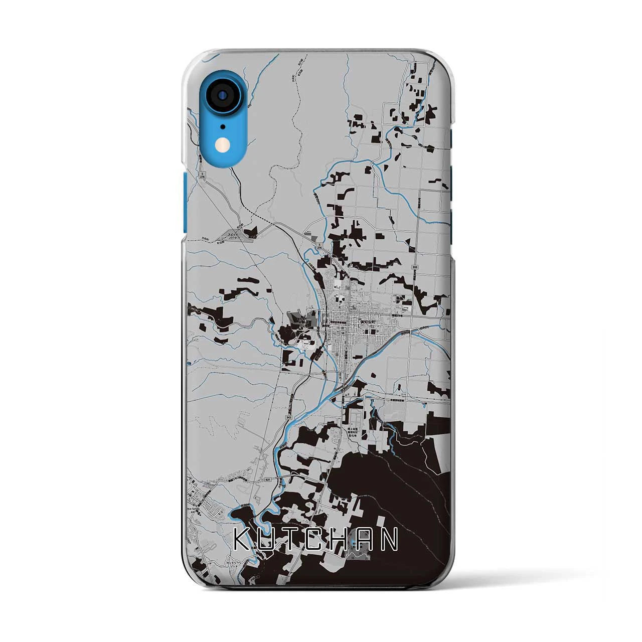 【倶知安(北海道)】地図柄iPhoneケース(クリアタイプ)
